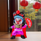 Maxbell Chinese Face Changing Figures Figure Model Statue Toy for (Four Random Face) pink