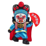 Maxbell Chinese Face Changing Figures Figure Model Statue Toy for (Four Random Face) blue