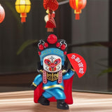 Maxbell Chinese Face Changing Figures Figure Model Statue Toy for (Four Random Face) blue