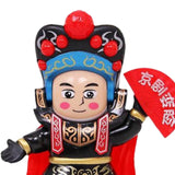 Maxbell Chinese Face Changing Figures Figure Model Statue Toy for (Four Random Face) black