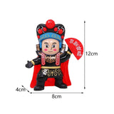 Maxbell Chinese Face Changing Figures Figure Model Statue Toy for (Four Random Face) black