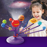 Maxbell Solar System Model Kits DIY with Projector for Party Cognitive Enlightenment