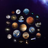 Maxbell Astronomy Interaction Party Planets Toy with DIY 8 Planets Solar System Model