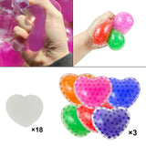Maxbell 18x Valentines Day Gifts Love Heart Basket Filler Sugar Balls Children Teens