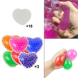 Maxbell 18x Valentines Day Gifts Love Heart Basket Filler Sugar Balls Children Teens