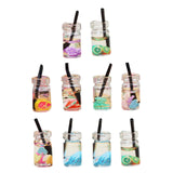 Maxbell 10x Simulation Juice Straw Cup Handmade Clothes and Shoes Making Pretend Toy