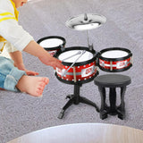 Maxbell Kids Jazz Drum Kits with Chairs for Stage Performance Kindergarten Preschool