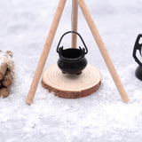 Maxbell 7Pcs 1/12 Doll House Camping Kits Sleigh Model for Dollhouse Micro Landscape