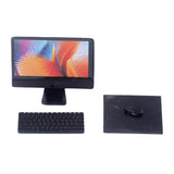 Maxbell 1:12 Dollhouse Desktop Computer Set Kids Pretend Play Simulation Accessories