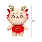 Maxbell Chinese Dragon Plush Toy Plush Dragon Doll for Spring Souvenir New Year Gift