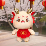 Maxbell Chinese Dragon Plush Toy Plush Dragon Doll for Spring Souvenir New Year Gift
