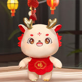 Maxbell Chinese Dragon Plush Toy Plush Dragon Doll for Spring Souvenir New Year Gift