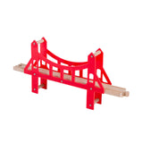 Maxbell Wooden Train Track Accessories Building for Girls Boys 3+ Year Olds Children Bridge