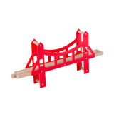 Maxbell Wooden Train Track Accessories Building for Girls Boys 3+ Year Olds Children Bridge