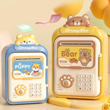 Maxbell Electronic ATM Savings Machine Electronic Money Saving Box for Children Kids Blue