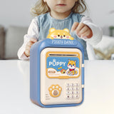 Maxbell Electronic ATM Savings Machine Electronic Money Saving Box for Children Kids Blue