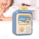 Maxbell Electronic ATM Savings Machine Electronic Money Saving Box for Children Kids Blue