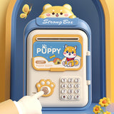 Maxbell Electronic ATM Savings Machine Electronic Money Saving Box for Children Kids Blue