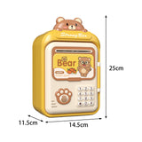 Maxbell Electronic ATM Savings Machine Electronic Money Saving Box for Children Kids Yellow