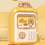 Maxbell Electronic ATM Savings Machine Electronic Money Saving Box for Children Kids Yellow