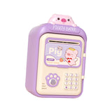 Maxbell Electronic ATM Savings Machine Electronic Money Saving Box for Children Kids Violet
