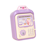 Maxbell Electronic ATM Savings Machine Electronic Money Saving Box for Children Kids Violet