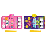 Maxbell Piano Drum Mat Multifunctional Improve Hand Eye Coordination Skills Baby Toy pink