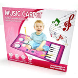 Maxbell Piano Drum Mat Multifunctional Improve Hand Eye Coordination Skills Baby Toy pink