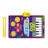 Maxbell Piano Drum Mat Multifunctional Improve Hand Eye Coordination Skills Baby Toy frag pattern