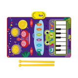 Maxbell Piano Drum Mat Multifunctional Improve Hand Eye Coordination Skills Baby Toy frag pattern