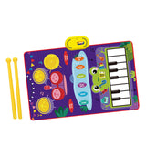 Maxbell Piano Drum Mat Multifunctional Improve Hand Eye Coordination Skills Baby Toy frag pattern