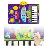 Maxbell Piano Drum Mat Multifunctional Improve Hand Eye Coordination Skills Baby Toy frag pattern