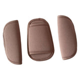 Maxbell 3Pcs Stroller Shoulder Strap Cover Belt Cover for Pram Stroller Booster Seat Coffee