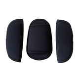 Maxbell 3Pcs Stroller Shoulder Strap Cover Belt Cover for Pram Stroller Booster Seat Black