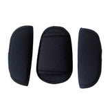 Maxbell 3Pcs Stroller Shoulder Strap Cover Belt Cover for Pram Stroller Booster Seat Black