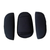Maxbell 3Pcs Stroller Shoulder Strap Cover Belt Cover for Pram Stroller Booster Seat Black
