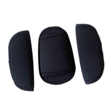 Maxbell 3Pcs Stroller Shoulder Strap Cover Belt Cover for Pram Stroller Booster Seat Black