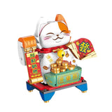 Maxbell Fortune Cats Building Blocks New Year Ornaments for Age 6 7 8 Girls Boys