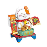 Maxbell Fortune Cats Building Blocks New Year Ornaments for Age 6 7 8 Girls Boys