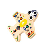 Maxbell Aircraft Shape LED Busy Board for Learning Game Preschool Activities Centers