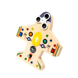 Maxbell Aircraft Shape LED Busy Board for Learning Game Preschool Activities Centers