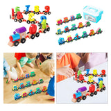 Maxbell Magnetic Number Train Set Educational Toys for Kids 1 2 3 Year Olds Toddlers 11Pcs