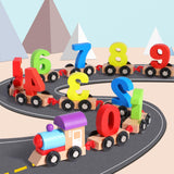 Maxbell Magnetic Number Train Set Educational Toys for Kids 1 2 3 Year Olds Toddlers 11Pcs