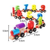 Maxbell Magnetic Number Train Set Educational Toys for Kids 1 2 3 Year Olds Toddlers 11Pcs