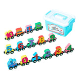 Maxbell Magnetic Number Train Set Educational Toys for Kids 1 2 3 Year Olds Toddlers 15Pcs