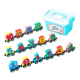 Maxbell Magnetic Number Train Set Educational Toys for Kids 1 2 3 Year Olds Toddlers 15Pcs