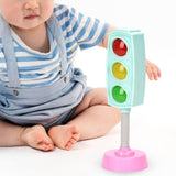 Maxbell Mini Traffic Light Traffic Lamps Pretend Toy for Boy and Girls Students Kids green
