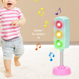 Maxbell Mini Traffic Light Traffic Lamps Pretend Toy for Boy and Girls Students Kids green