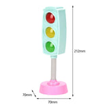 Maxbell Mini Traffic Light Traffic Lamps Pretend Toy for Boy and Girls Students Kids green