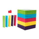 Maxbell 100Pcs Wooden Blocks Stacking Game Board Games for New Year Festival Parties
